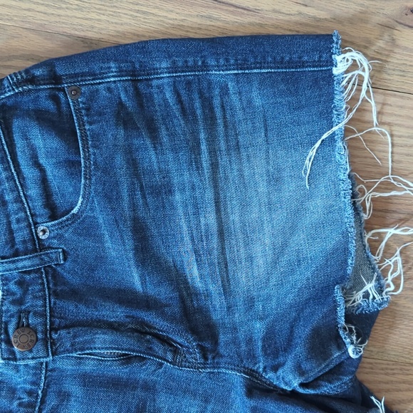 J. Crew Cut Off Denim Shorts Sz 4 - Picture 4 of 4